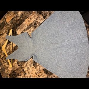 Gray A-line Dress w/ Side cutouts